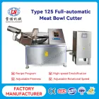 ZB-125 high speed chopping machine 3000 RPM automatic temperature control sausage balls processing efficient equipment - Bowl Cutter - foodmachtech